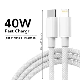 60W Fast Charging Nylon Braided USB-C to Type C Color Cable PD For iPhone 13 14 Pro Max 11 12 XR XS Max Plus Samsung Data Sync