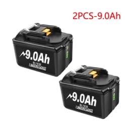 18V 9000mAh Replacement Battery Compatible for Makita BL1830B BL1840B BL1860 BL1890 BL1815 BL1830 LXT400 Cordless Drills