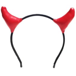 Unique Role Play Devil Hair Hoop Glitter Horn Headdress Halloween Headband