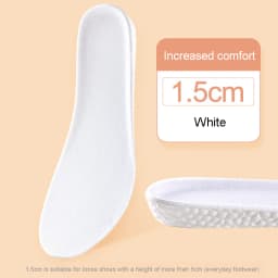 Insoles for Shoes Breathable Heighten Heel Insert Pad Cushion Unisex Height Increase Insole Boost Man Women's Shoes Sneakers New