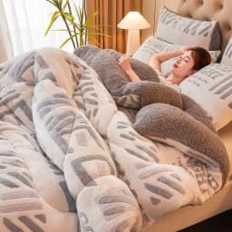 Lamb Wool Super Warm Blanket Winter Thickened Quilt Winter Quilt Core Autumn Spring Dormitory Single Comfprter Double Blanket
