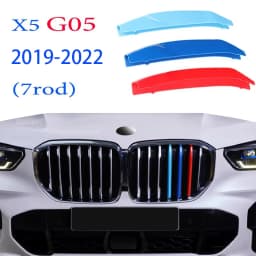 3Pcs Car Grille Trim Strip For BMW X1 X2 X3 X4 X5 X6 X7 E84 F48 F49 F39 E83 F25 G01 F26 G02 E70 F15 E53 G05 E71 E72 F16 G06 G07