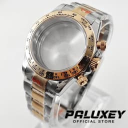 Daytona 40mm VK63 Sapphire Glass Watch Case Ceramic Bezel Men's Watch Accessories Suitable for VK63 VK63A VK64 Quartz Movement