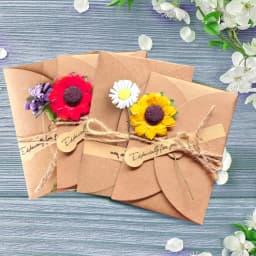 40pcs Blank Gift Card &40pcs Envelope with Heart Closure Vintage Blank Note Card Set Greeting Card for Wedding Party Invitation