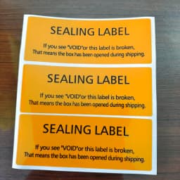 100PCS 80x30mm SEALING LABEL Sticker for Boxes Security OPEN VOID Left If Tampered Removal Proof Water Resistant Vinyl Tag