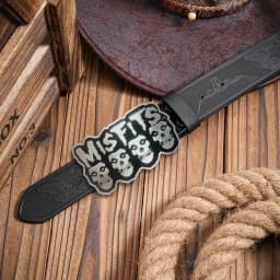 Western Men's Denim Belt Retro Belt Ghost Head Belt Buckle Hip-Hop Personality Retro Style Unisex Matching Jeans/Casual Pants Be