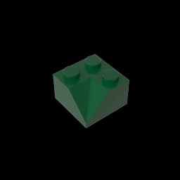 Gobricks GDS-721 Slope brick2x2 45 Roof tiles with concave slope compatible with lego 3046 children's DIY Educational
