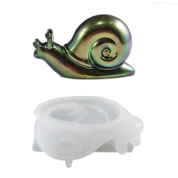for Frog Snail Animal Crafts Silicone Mold Epoxy Jewelry Mold Resin Casting Pendant Mold Suitable for Diy Crafts F0S4