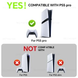 Middle Skin Sticker for PS5 Pro Console Anti-Scratch PVC Vinyl Decal Protective Cover for Disc & Digita Version Game Accessories