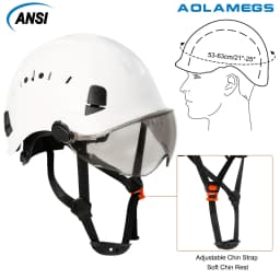 Construction Safety Helmet with Visor DIY Stickers For Engineer ABS Hard Hat Industrial Work Cap Rescue Head Protection CE ANSI