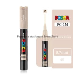 1 UNI POSCA PC-1M Marker Art Supplies for Artist POP Poster Pen Graffiti Advertising 0.7mm Art Stationery Multi-color Optional