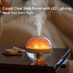 Eternal Flower Humidifier Dual-USB Battery Charger Mini Home Atmosphere Light Creative Festival Gift Artificial Flower Diffuser