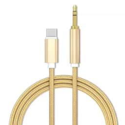 USB-C Type-C to 3.5mm Jack AUX Cable Audio Converter for iPhone 15 For Samsung Xiaomi Car Stereo & Headphone Aux Adapter Cable