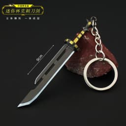 Game Zelda Link Master Sword Key chains Cosplay Alloy Openable Swords Pendant Props Keychain Accessoories Key Ring