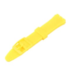 Watch strap accessories compatible for Swatch 17mm19mm colorful silicone rubber waterproof wristband bracelet for men and women