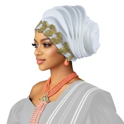 Already Made African Headtie Turban Cap Lady Head Wraps Nigerian Diamond Wedding Auto Gele Party Headgear Headpiece Hat Outfits