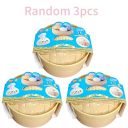 Glitter Dumpling Squeeze Box Soft Baozi Squeeze Toy For Role Play And Stress Relief With High Elasticity