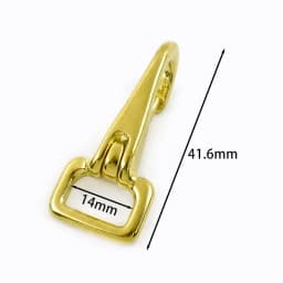 1-5Pcs Solid Brass Hook Buckle Carabiner Trigger Clip Snap Clasp Bag Strap Dog Collar Key Chain Buckles DIY Hardware Accessories