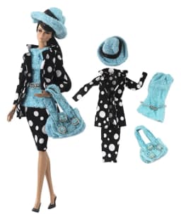 1 Set Doll Clothes 1:6 Scale Dress Outfit for 11.5 Inch 30cm Doll Many Style for Choice Gifts for Girls Doll Accessories #2