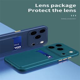 Soft Silicone Slot Wallet Card Holder Back Case For iPhone 18 Pro Max 18 Pro 17 Air 11 12 13 14 15 16 Plus Mini Shockproof Cover