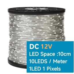 WS2811 3Pin 12V Smart Garland LED Lights Cuttable Programmable Ramadan Lights Decoration Room Decor