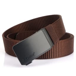 TUSHI New Nylon Belt Metal Automatic Buckle High Quality Men's Jeans Leather Belt Business Work Outdoor Tactical Belt for Men