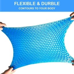 Gel Seat Cushion Double Thick Egg Gel Summer Cushion for Pressure Relief Breathable Chair Pad Car Seat Office Chair Soft Cushion