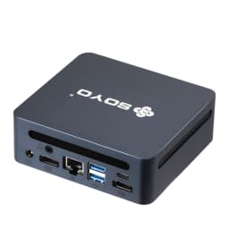 SOYO Mini PC Y5 Power Intel Core I7 8th Gen CPU 16GB DDR4 512GB SSD Windows 11 Pro Mini Desktop Computer WiFi5 BT4.2 Dual 4K Display Gigabit RJ45 LAN USB3.0 Mini for Home Office
