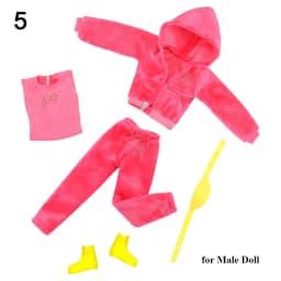 9 Styles Male/Female Doll Clothing High Quality 2024 Fashion Casual Wear Shoes Velvet Sportswear Caps 30CM Doll