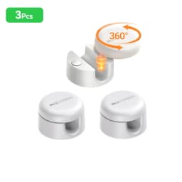 Rocoren Spiral Cover Magnetic Cable Clamp Cable Smooth and Adjustable Rope Holder Under Table Cable Management Cable Organizer