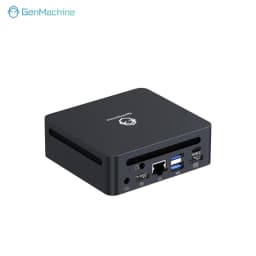 GenMachine AMD Ryzen 5 6600H ES Mini PC 4.5GHz TDP 45W Windows 11 DDR5 6400Mhz RAM 2.5G LAN USB4 WIFI6 Mini Pc Gaming Computer