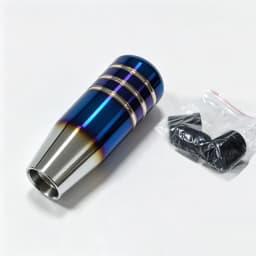 Burnt Blue Gradient Aluminum Car Gear Shift Knob Manual Transmission Shifter Lever Knob Universal Car Interior Modification Acce