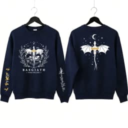 Basgiath War College 2-Sided Sweatshirt Xaden Fourth Wing Clothing Dragon Rider Violet Sorrengail Riders Men Women Fashion Tops