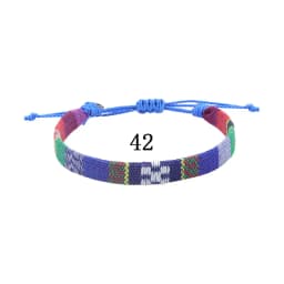 Woven Ethnic Nepal Bracelet Boho Women Men Fabric Thread Rope Hand Wrist Strap Weave Braid Wristband Luck Friendship Knot Bangle