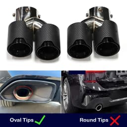 For BMW M240i M340i M440i G20 G21 G22 G42 Exhaust Pipe Upgrade Quad Muffler Tailpipe Tip Nozzle Exhaust Head