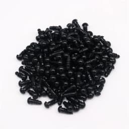6-18mm Black Plastic Eye For Craft Doll Decoration Accessories Safety Eyes Amigurumi For Toy Animal Eye Doll Toys 50/100pcs