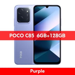 Global Version POCO C85 Smartphone 6.9" Dot Drop display 50MP Camera 6000mAh battery 33W Charging Helio G81-Ultra NFC