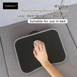 MUMUCC Multifunctional Laptop Desk With Cushion and Filled with Foam Particles, Small Pillow Table, Hard Mouse Pad Large
