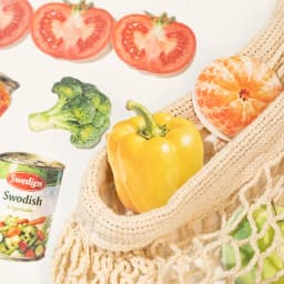 20pcs Creative Vegetable Snacks Handbook Decoration Sticker Material Pack DIY Scrapbooking Aesthetics Stationery