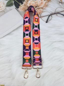 Bag Strap Crossbody Detachable Full-colour Printing Sling Shoulder Strap Holding Strip Adjustable Length Replaceable Bag Band