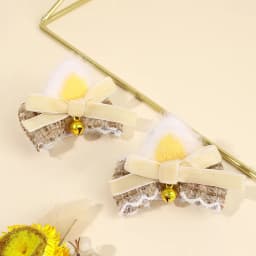 10Pcs Rabbit Ears Hair Clips Cute Cat Ear Hairpin Little Girl Kids Creative Cosplay Birthday Party Daily Accessories Headwear