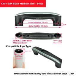 Travel Suitcase Handle Replacement Retractable Pressing Handbag Parts Luggage Handle Amlenker/Ou Milan Qi C101 Spring