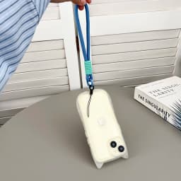 Cute Candy Colors Woven Phone Chain Cellphone Short Strap Phone Wrist Straps Hanging Rope Anti-lost Lanyard Chain Accessories