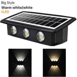 Decorative Solar Wall Lights Solar Garden Step Stair Lights IP65 Waterproof RGB White Warm White Colorful Outdoor Solar Light