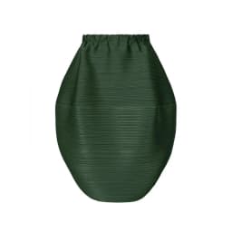 Miyake Fold 2025 Spring And Summer New Half Skirt Fashion With Solid Color High-waisted High-end Women Skirt