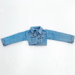 For Blythe Doll Jeans Coat for Ob24 Ob22 Azone Dolls Clothes Denim Jacket