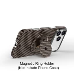 WiWU Aramid Fiber Magnetic Ring Holder for iPhone 17 Pro Max 360°Rotation Mobile Phone Stand for iPhone 16 15 Phone Bracket