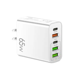Total 65W Fast Charger PD 20W 5 Ports USB Charger QC 3.0 Phone Adapter For Samsung Xiaomi Huawei Wall Charge Adapter For Phone