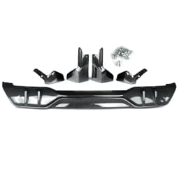 For BMW G05 X5 M Sport Bumper Front and Rear Lip Diffuser X5 Splitter Rear Diffuser 2018-2022 Gloss Black Carbon Fiber Look