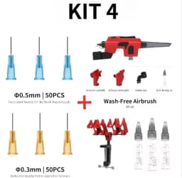 DSPIAE PT-AB Self Cleaning Airbrush No Clean Spray Pen for Gundam Scale Model Coloring Tools Easy to Spray Model Painting DIY